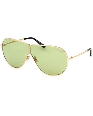 Tom Ford Keating Ft1158 Aviator Sunglasses - Green