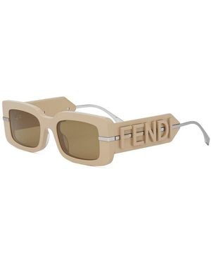 Fendi Fe40133I Graphy Square Sunglasses - Black
