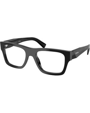 Prada Pr C01V Square Eyeglasses Frames - Black