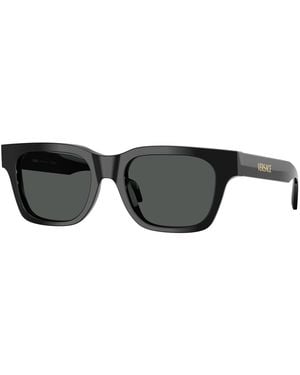Versace Ve4486 Square Sunglasses - Black