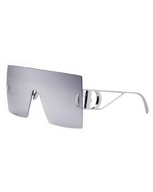 Dior Dior 30Montaigne M1U Oversized Flat Top Sunglasses - Black