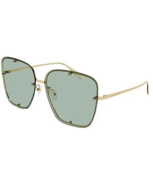 McQueen Am0364S Oversized Square Sunglasses - Black