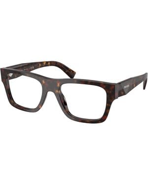 Prada Pr C01V Square Eyeglasses Frames - Black