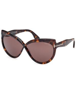 Tom Ford Beatrice Ft1196 Butterfly Sunglasses - Black