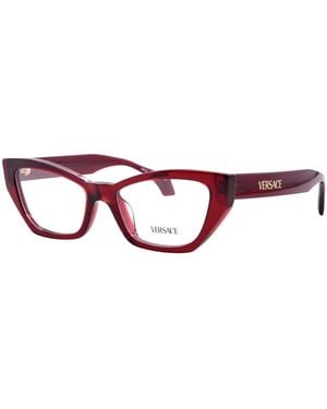 Versace Ve3373U Burgundy Cat Eye Eyeglasses Frames - Black