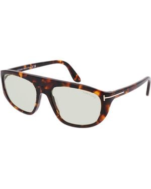 Tom Ford Ft1002 Edward Aviator Sunglasses - Black