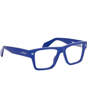 Off-White c/o Virgil Abloh Style 75 Eyeglasses Frames - Blue