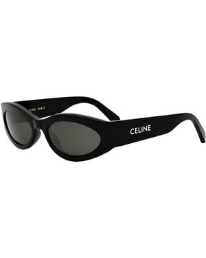 Celine Cl40288I Monochroms Cat Eye Sunglasses - Black