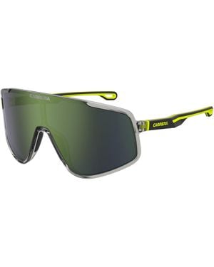 Carrera 4017/S Oversized Mask Wrap Sunglasses - Green