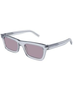 Saint Laurent Sl461 Betty Transparent Sunglasses - Black