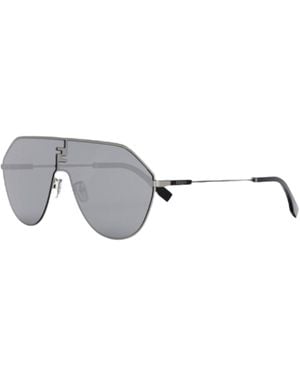 Fendi Fe40080U Match Shield Sunglasses - Black