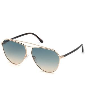 Tom Ford Ft0681 Binx Aviator Sunglasses - Black