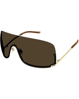 Gucci Gg1560S Shield Sunglasses - Black