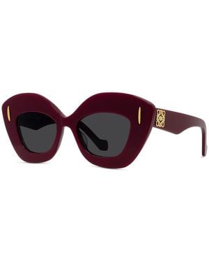 Loewe Lw40127F Anagram Sunglasses - Black