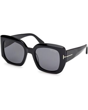 Tom Ford Carla Ft1220 Square Sunglasses - Black