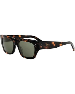 Celine Cl40297U 3 Dots Havana Sunglasses - Black