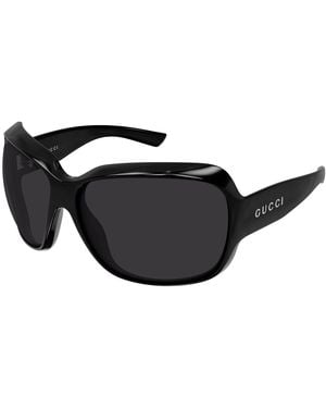 Gucci Gg2176S Wrap Mask Sunglasses - Black