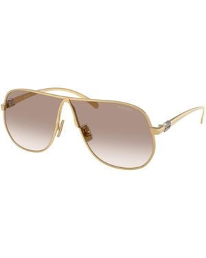 Miu Miu Mu A56S Aviator Sunglasses - Black