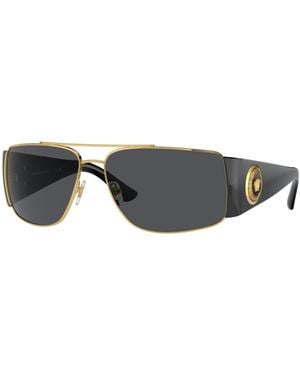 Versace Ve2163 Aviator Sunglasses - Black