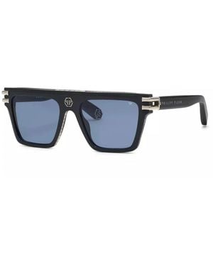 Philipp Plein Spp108V Square Sunglasses - Black