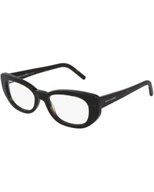 Saint Laurent Sl316 Betty Havana Eyeglasses Frames - Black