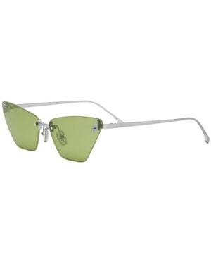 Fendi Fe4160Us First Crystal Cat Eye Sunglasses - Green