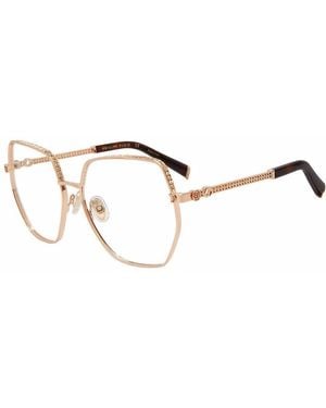 Philipp Plein Vpp054S Copper Oversized Butterfly Frames - Black