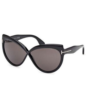 Tom Ford Beatrice Ft1196 Butterfly Sunglasses - Black