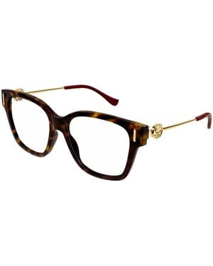 Gucci Gg1204O Havana Eyeglasses Frames - Black