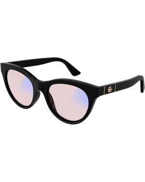 Gucci Gg0763S Marmont Cat Eye Sunglasses - Black