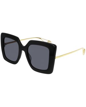 Gucci Gg0435S Oversized Square Sunglasses - Black