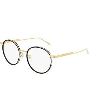 Bottega Veneta Bv1017O Havana Round Frames - Black