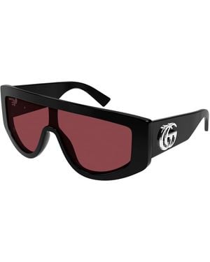 Gucci Gg1950S Oversized Shield Sunglasses - Black