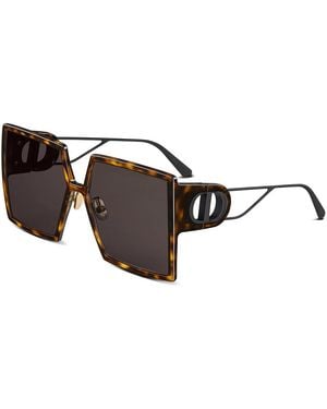 Dior Dior 30Montaigne Su Square Sunglasses - Black