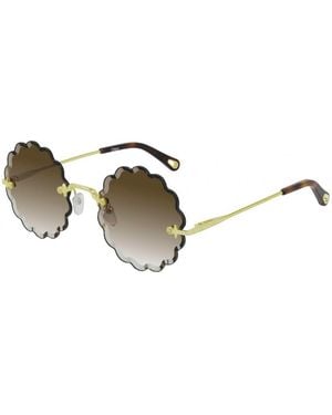 Chloé Ch0047S Rosie Scalloped Sunglasses - Black