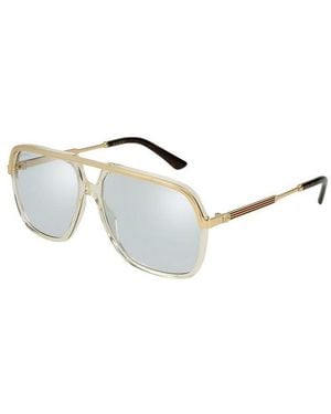 Gucci Gg0200S Aviator Sunglasses - Black