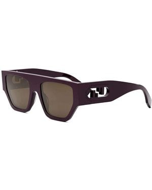 Fendi Roma Fe40108U Sunglasses - Black