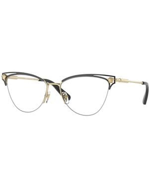 Versace Ve1280 Metal Cat Eye Frames - Black