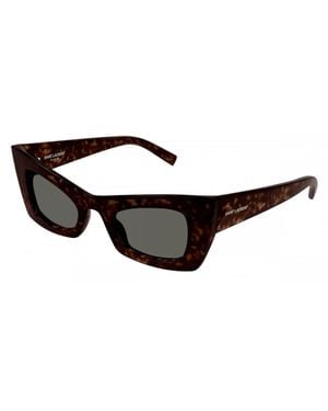 Saint Laurent Sl702 Cat Eye Sunglasses - Black