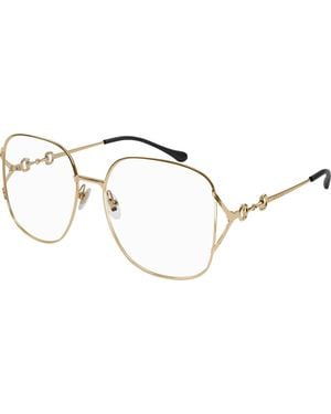 Gucci Gg1019O Oversized Horsebit Eyeglasses Frames - Black