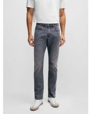 BOSS Dark Delaware Slim Fit Jean - Grey