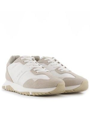 LMNTS Tan Sefton Trainer - White