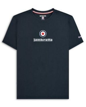 Lambretta Brand Logo T-Shirt - Blue