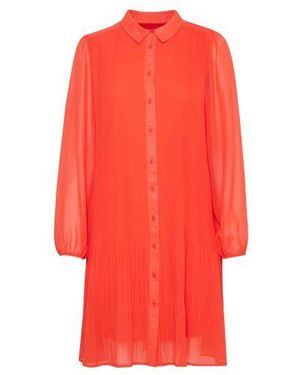 Ichi Grenadine Nally Dress - Red