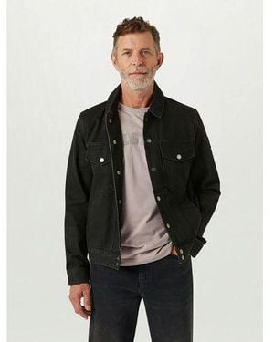 Belstaff Washed Piston Trucker Jacket - Black