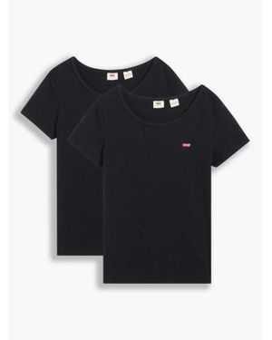 Levi's Mineral & Mineral 2 Pack Crew Neck T-Shirt - Black