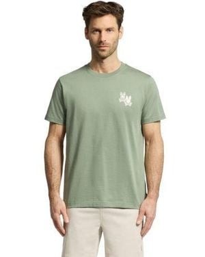 Psycho Bunny Sea Spray Elliot Front Back Graphic T-Shirt - Green