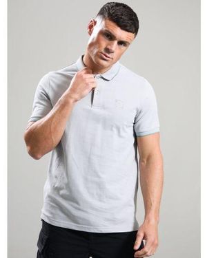Marshall Artist Oceanic Tipped Polo Shirt - Grey