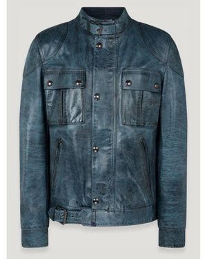 Belstaff Insignia Gangster Jacket - Blue