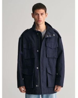 GANT Evening Cotton Field Jacket - Blue
